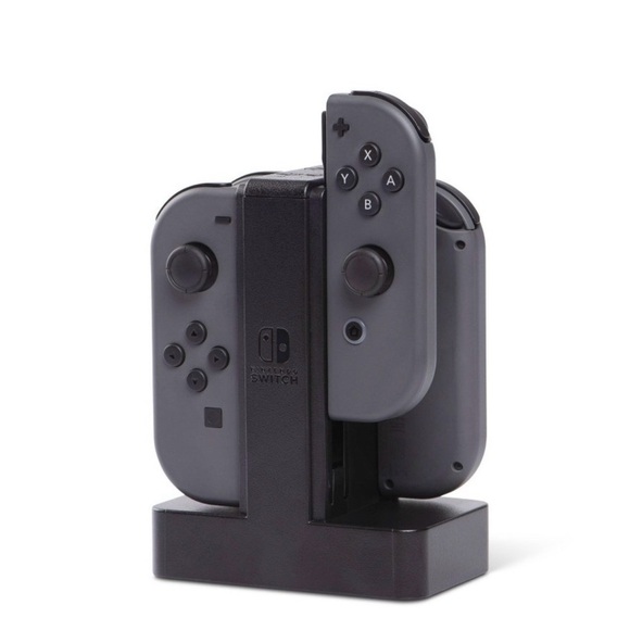 Nintendo Other - PowerA Joy-Con Charging Dock for Nintendo Switch - 4 Controller - Black